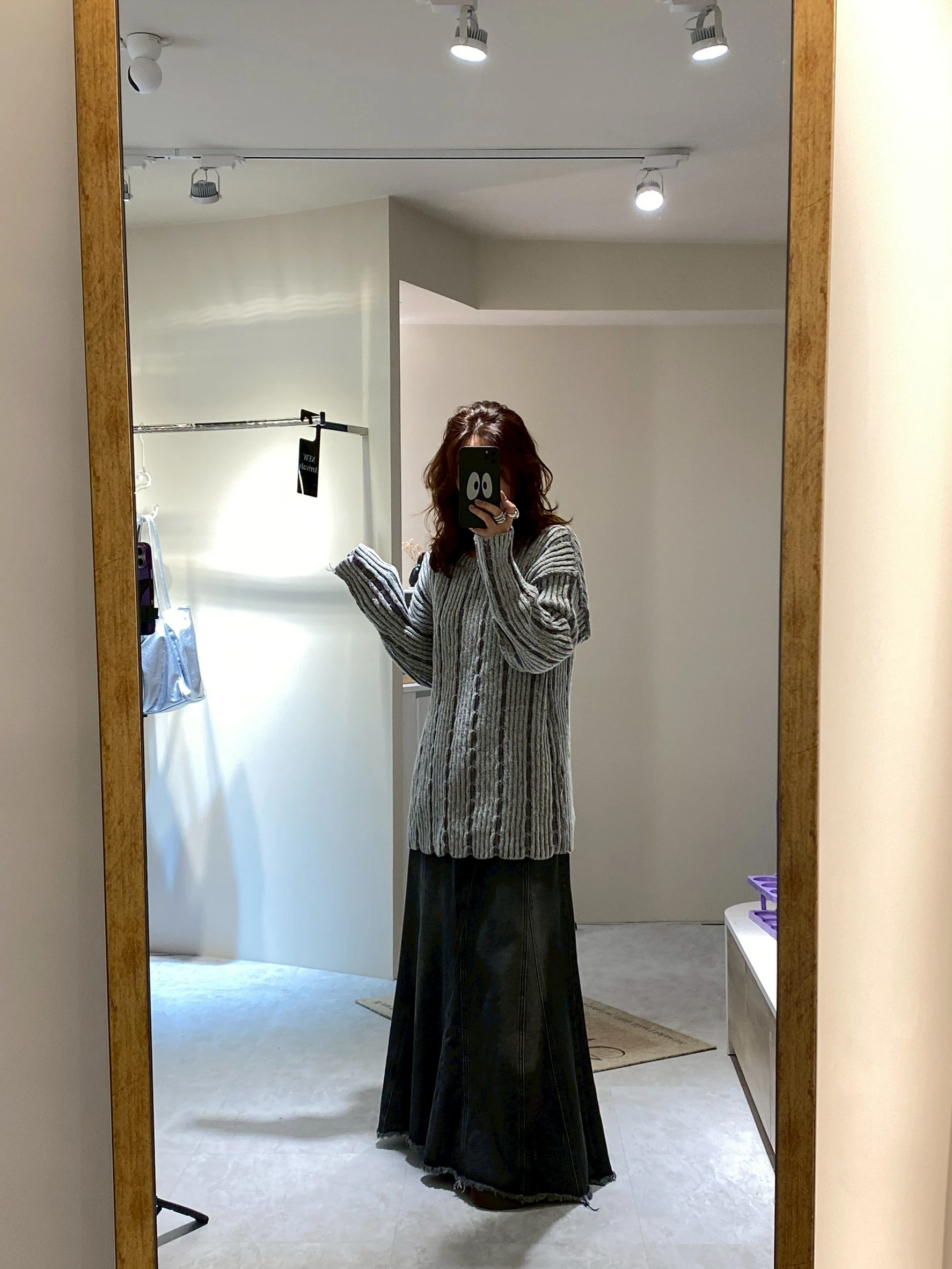 刷色牛仔魚尾裙