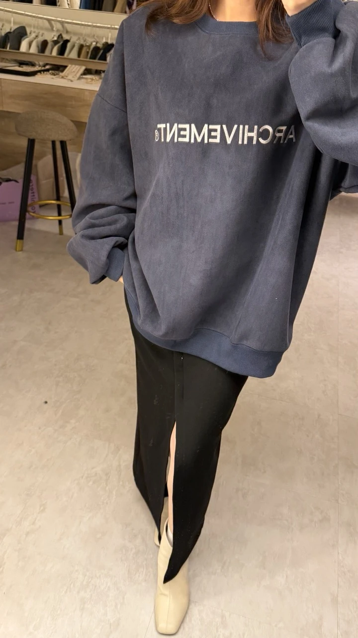 麂皮大學t