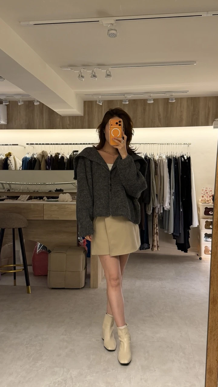 小姐姐冬日短褲裙
