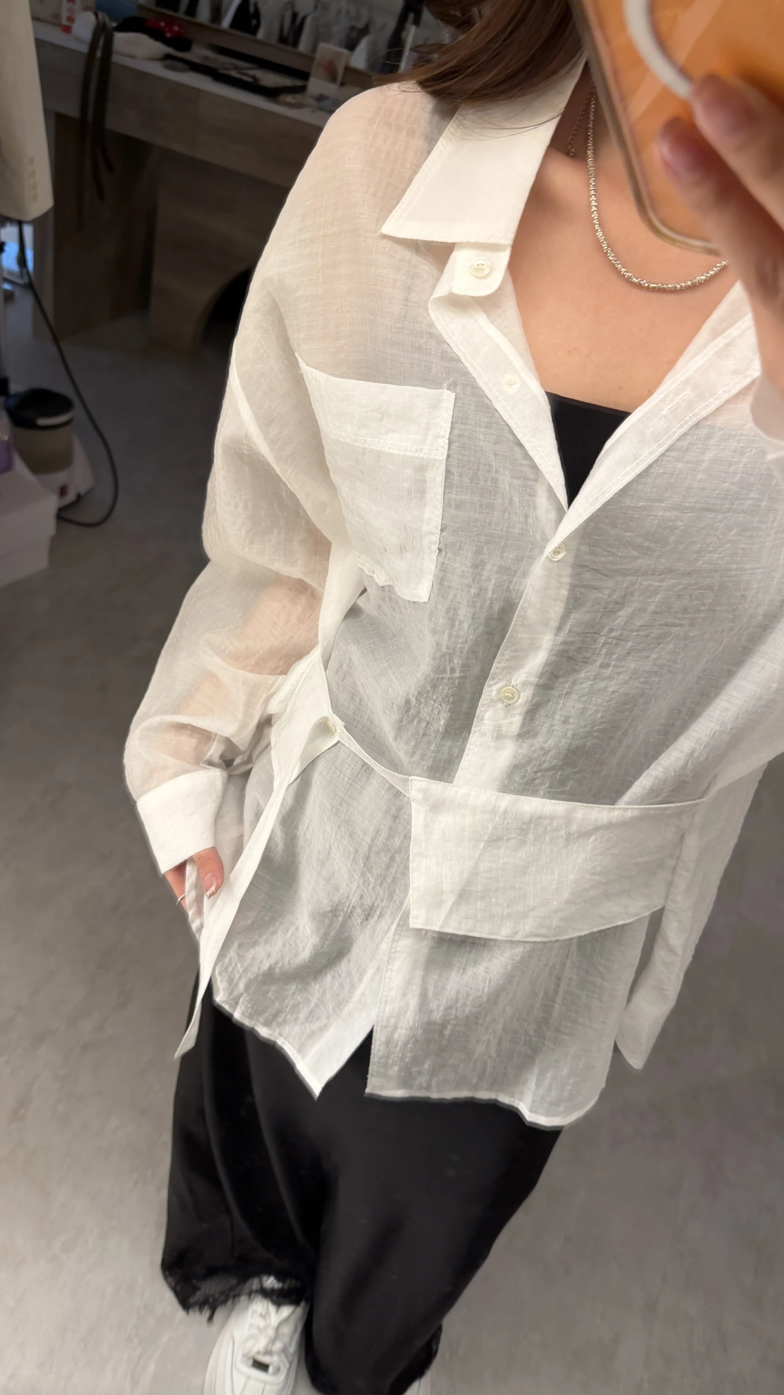 初秋天絲造型襯