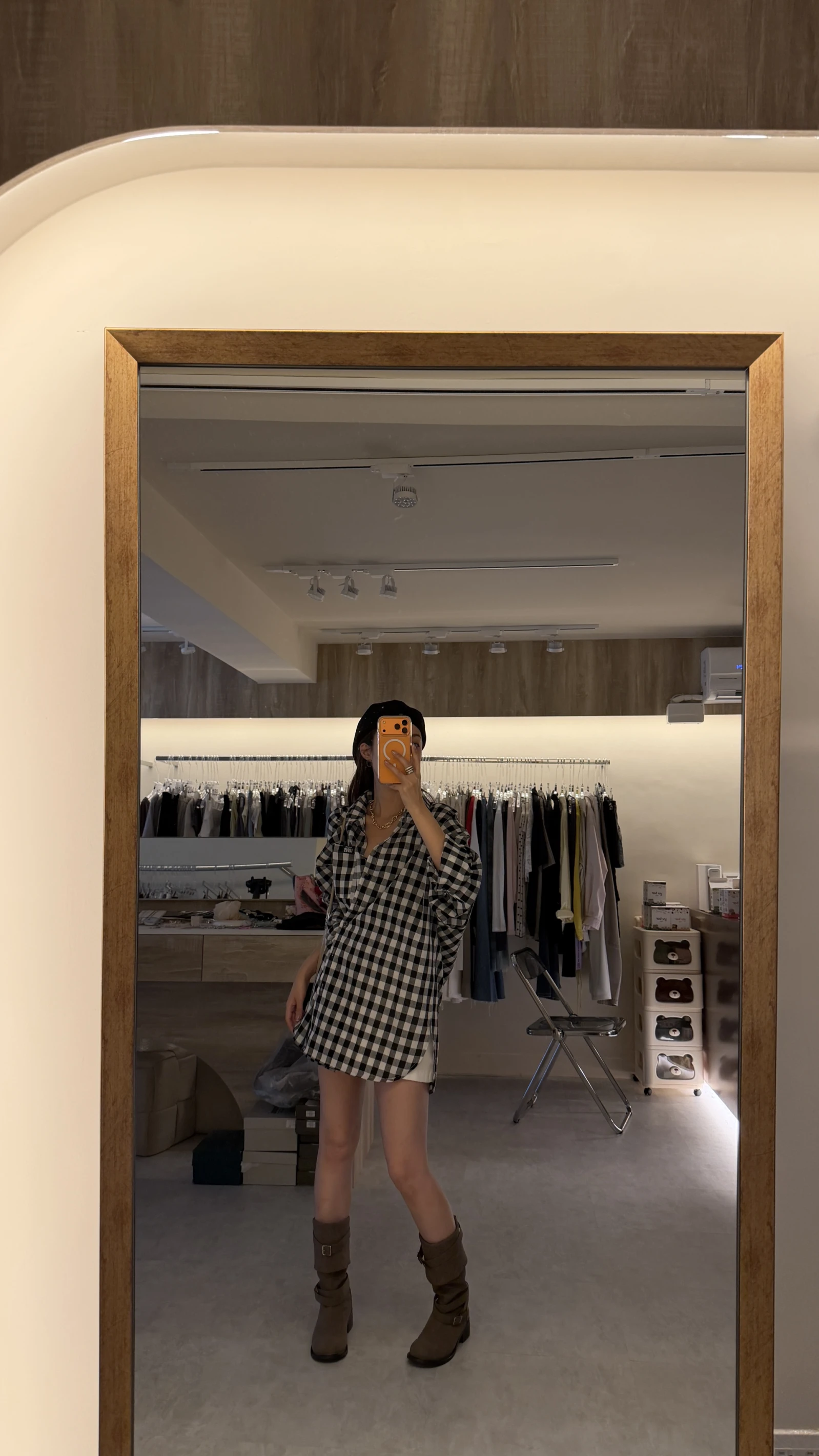 韓國腰扣交叉襯衫