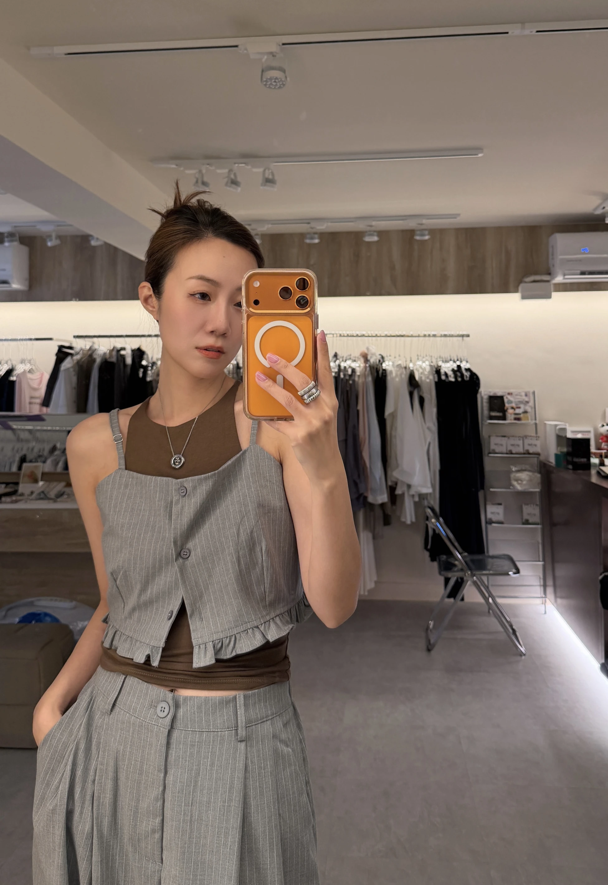 條紋設計小背心