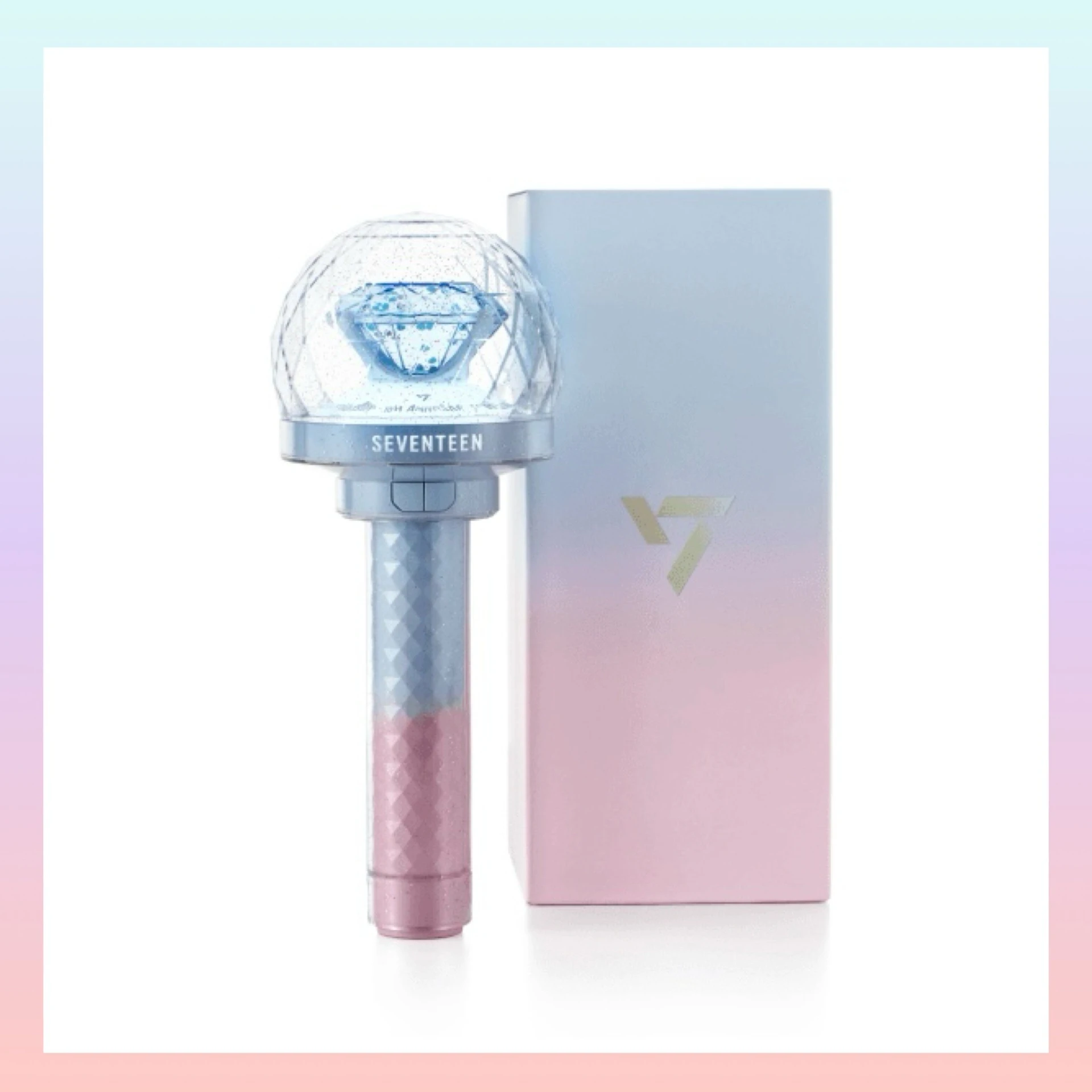現貨-SEVENTEEN 10周年限定色手燈、蹦蹦吊飾