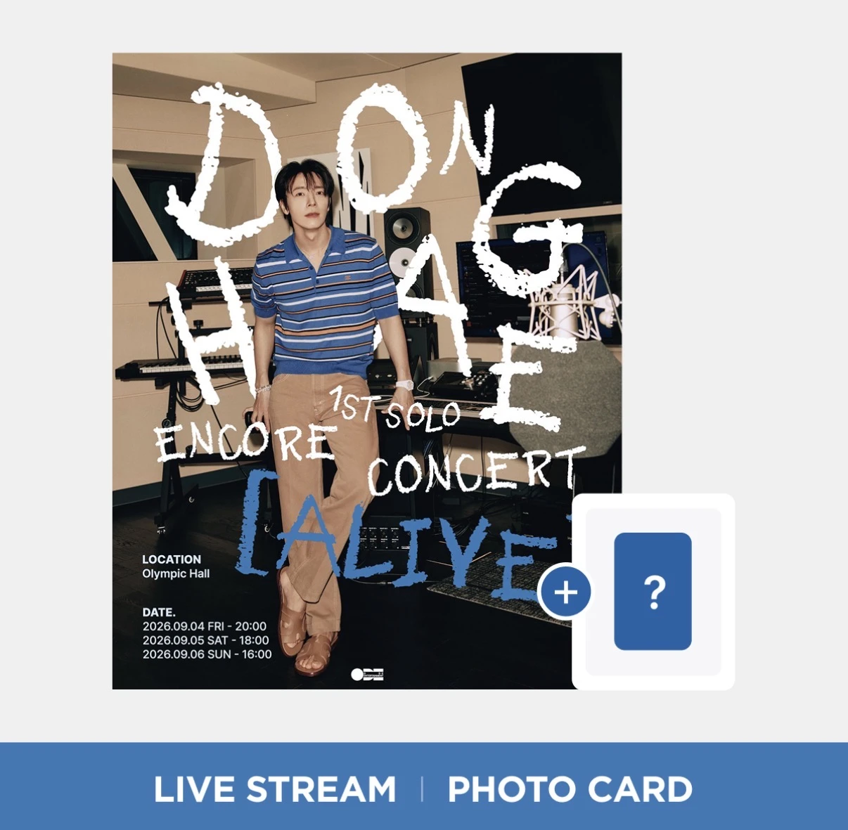 2026 DONGHAE 1ST SOLO ENCORE CONCERT [ALIVE] in SEOUL LIVE STREAMING