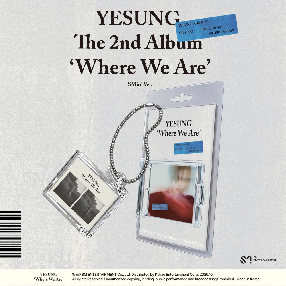 YESUNG - 2nd Album [Where We Are]Smini Ver.直播特典卡