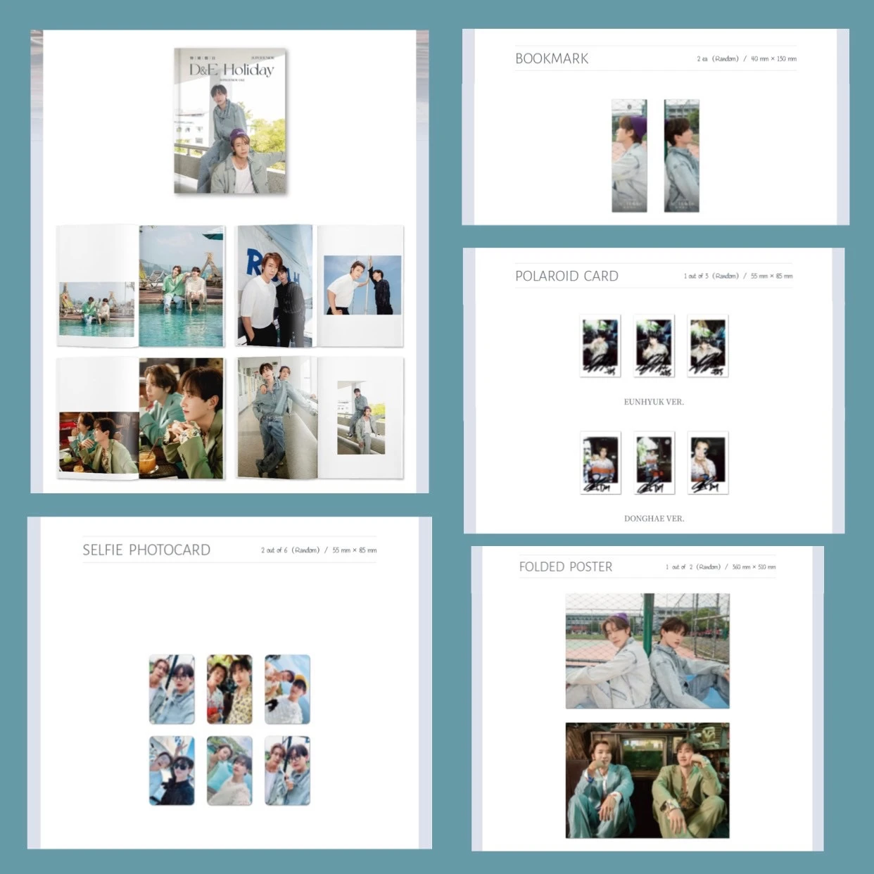 D&E、東海、銀赫、藝聲歷年一直娛限定寫真