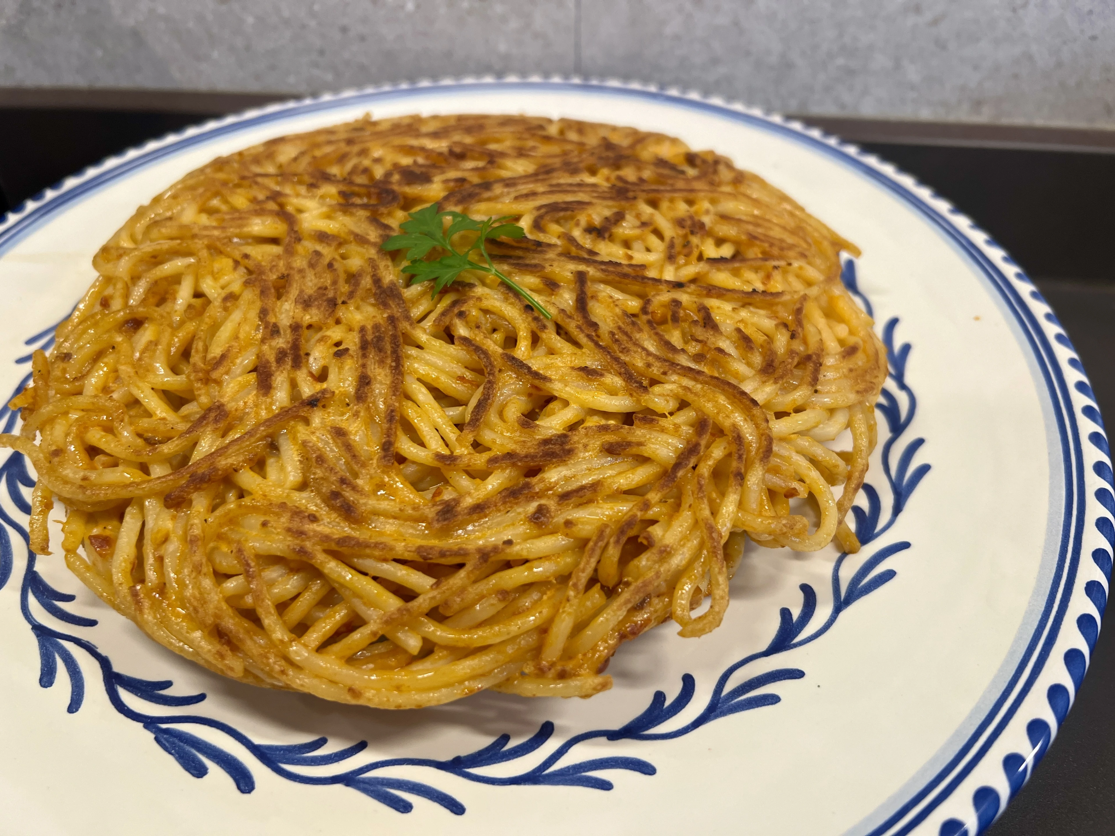 食譜|義大利麵蛋餅