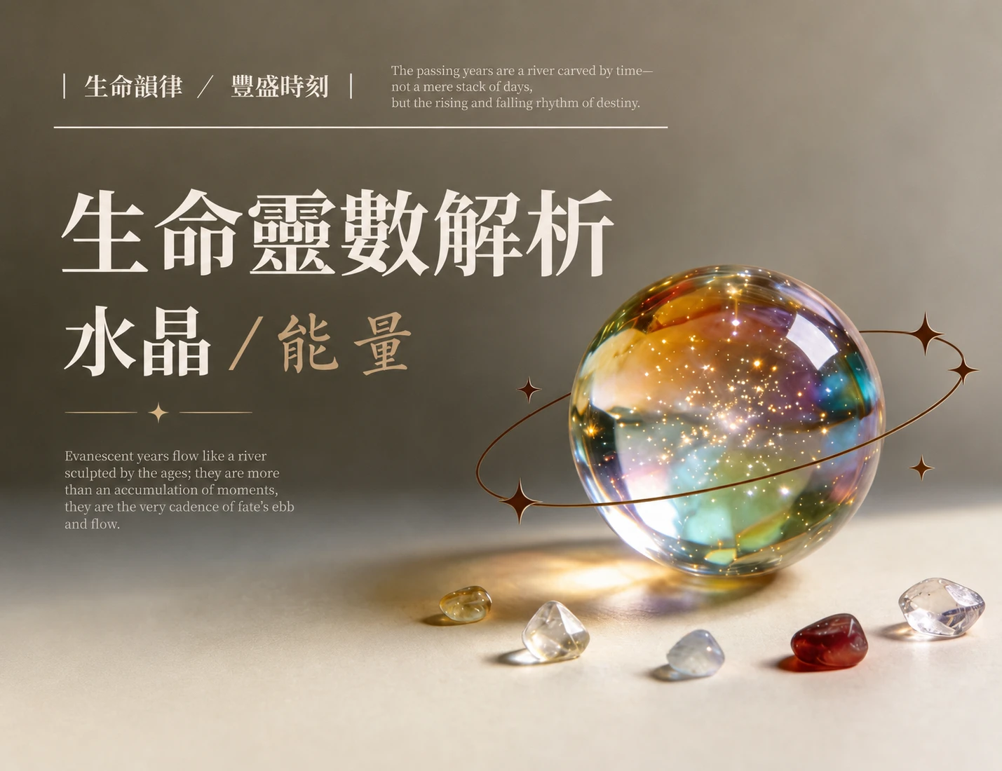 [晶銀財寶] 線上生命靈數解析系統介面，輸入出生年月日即可秒速產出專屬性格報告，象徵揭開靈魂藍圖、探索天賦數與生命能量特質的數位命理諮詢服務。