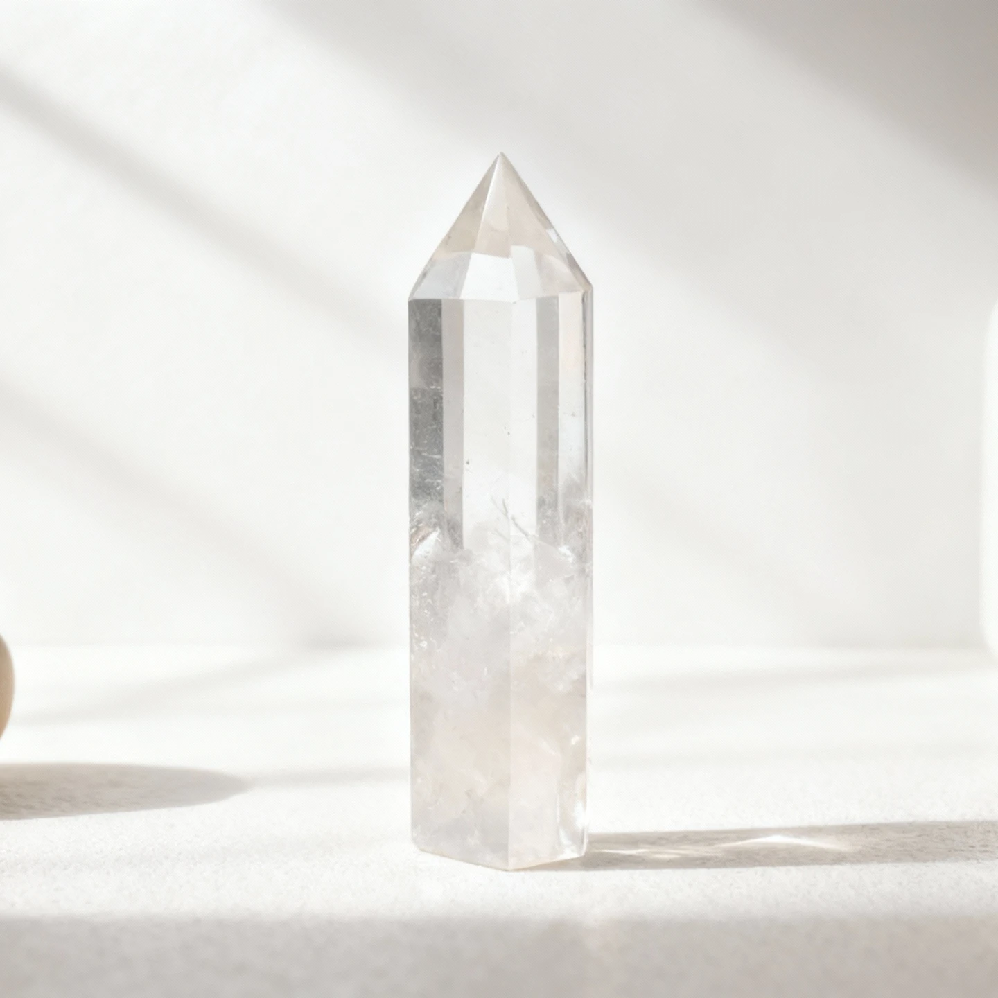 白水晶柱｜全能淨化・提升能量的基礎水晶｜晶銀財寶天然水晶飾品全系列