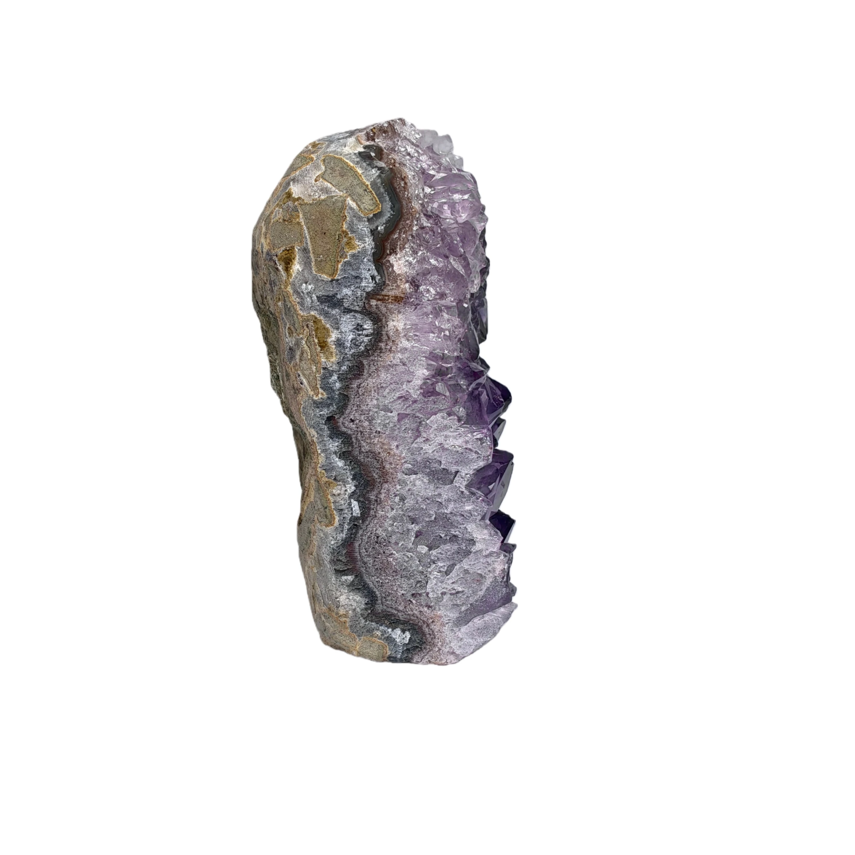 地鎮水晶 鎮宅招財首選- 天然紫晶鎮(聚氣聚財)｜晶銀財寶天然水晶飾品全系列