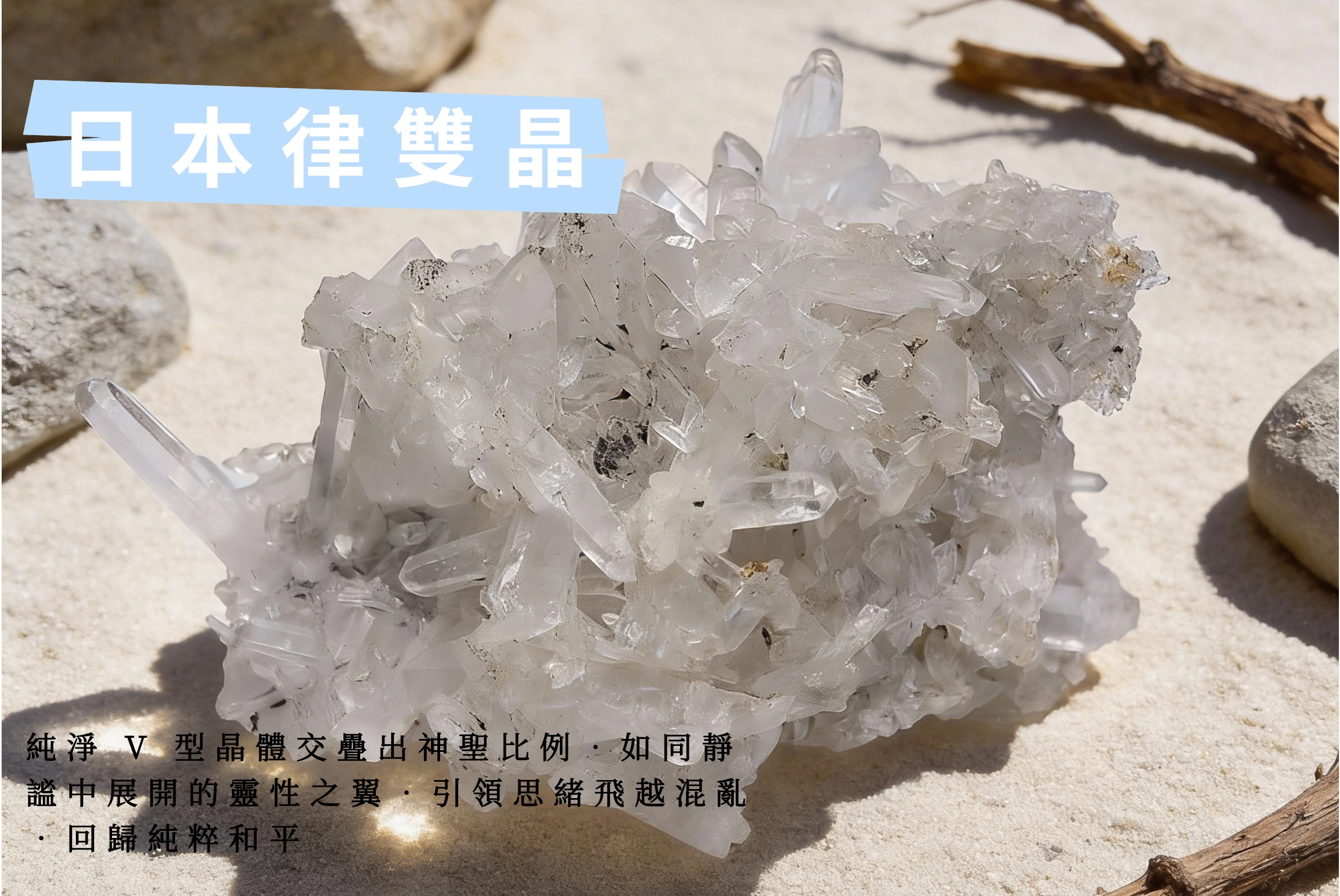逆光下的心型雙晶實拍,兩顆水晶緊密共生寓意「心電感應」、「和諧夥伴關係」與「共同成長」,適合送給靈魂伴侶或作為傳家寶的珍貴禮物。