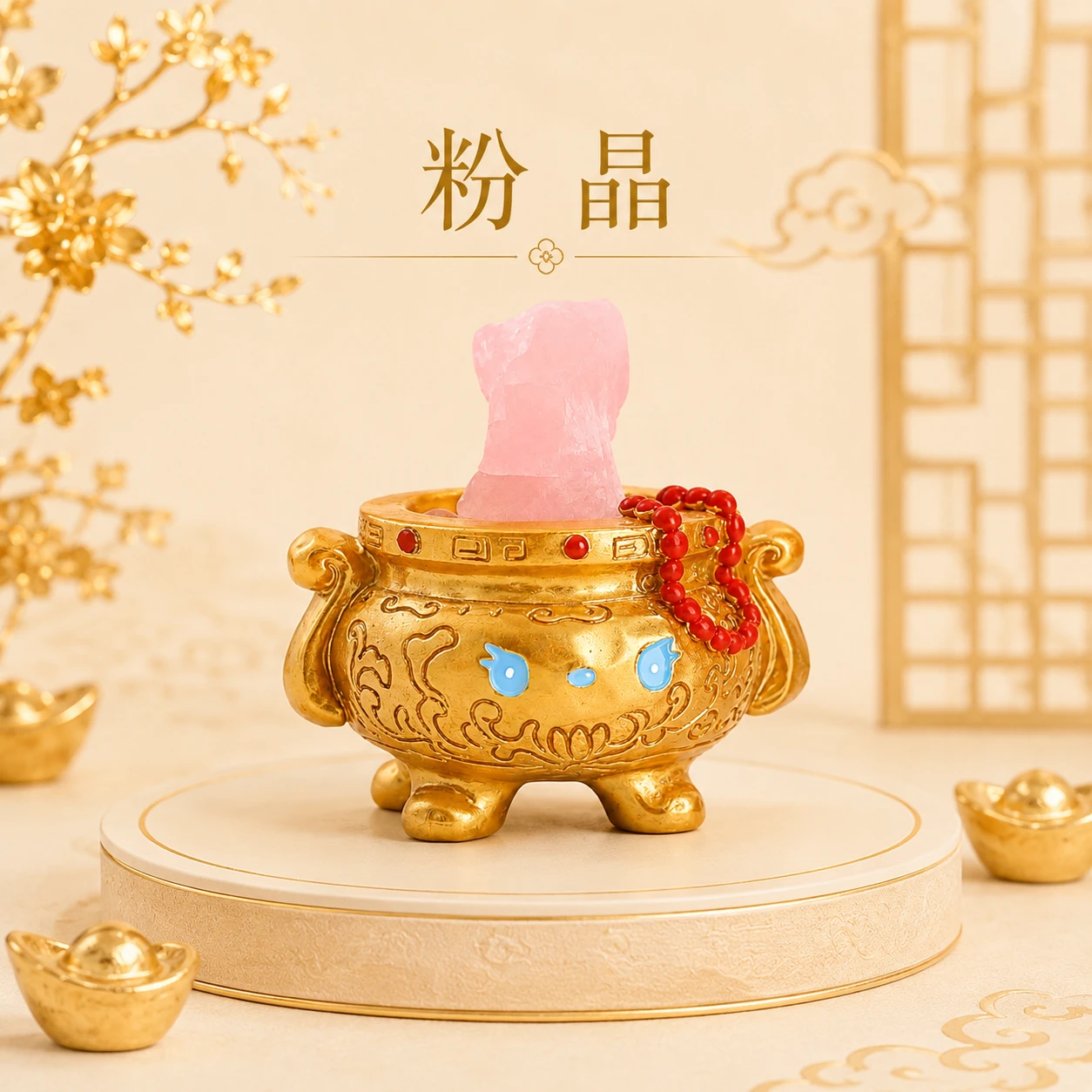 幻趣秘境—天然原礦可愛擺件驚喜盲盒(隨機出貨)