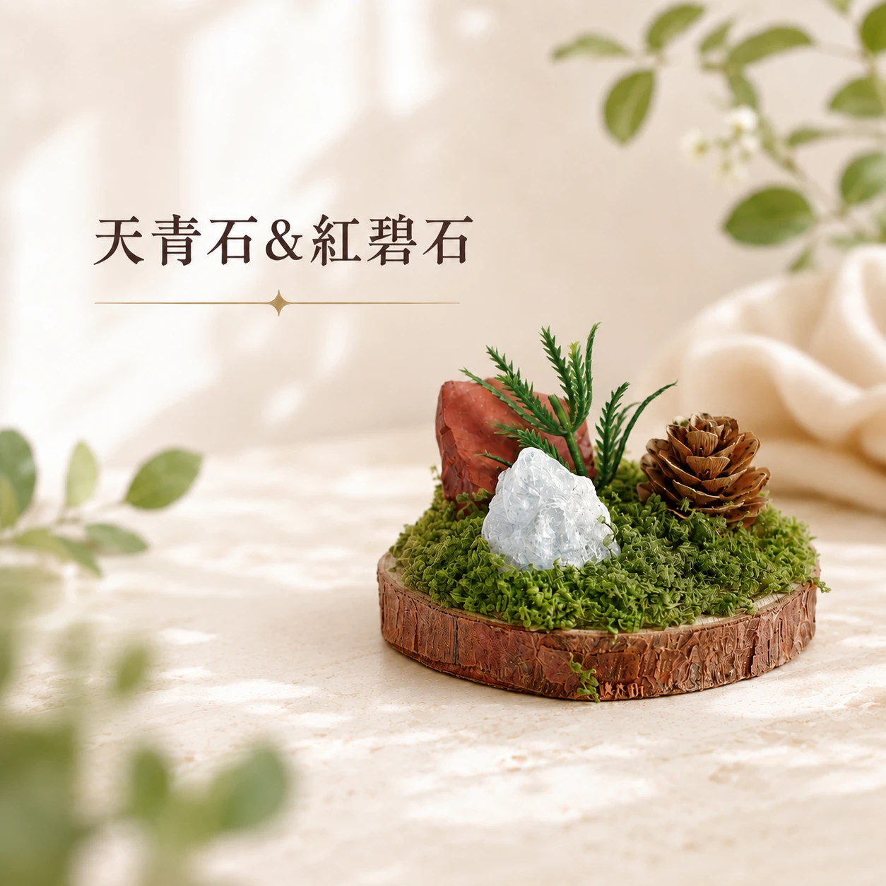 森晶微境｜天然原礦森林・水晶微景觀擺件