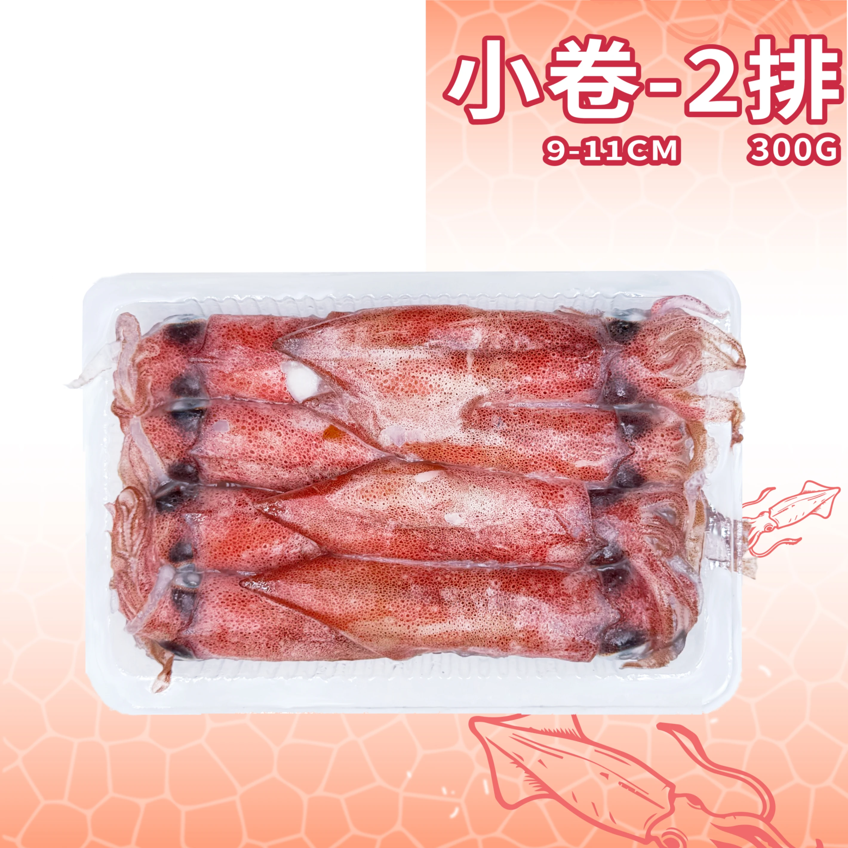 【生牌南極蝦】小卷-2排 300g