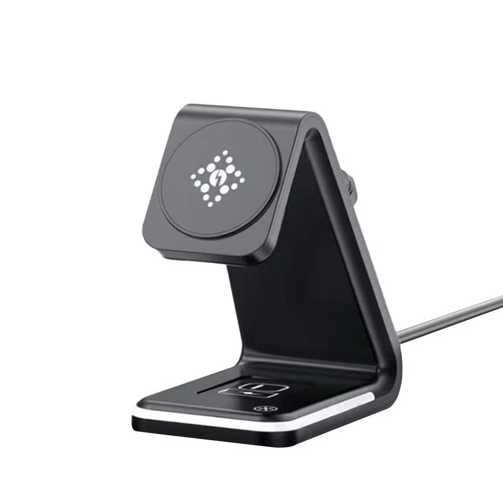 【ASPOR】 四合一磁吸無線充電座 可折疊 Magsafe A533