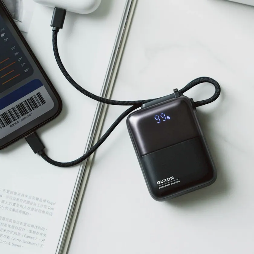 GUXON 極方塊 固態雙線行動電源