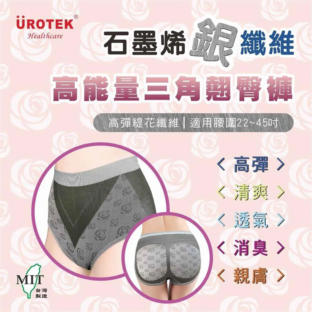 石墨烯銀纖維高能量三角翹臀褲-3入精裝組