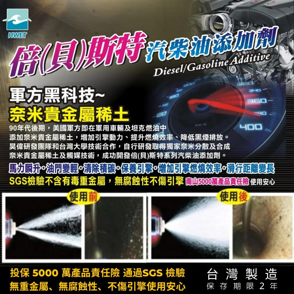 倍斯特 汽車柴油添加劑