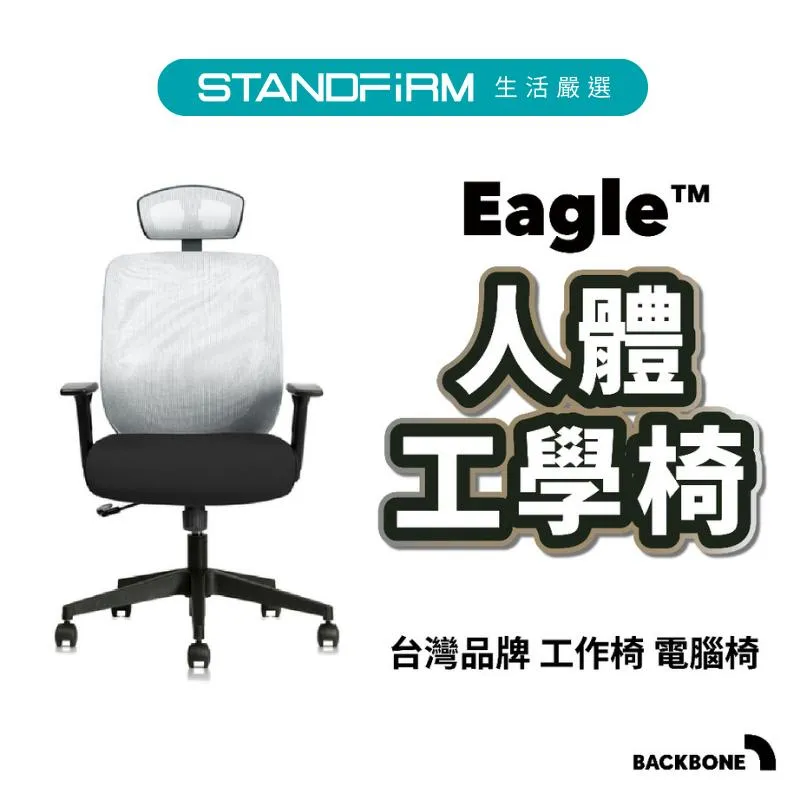Backbone Eagle 人體工學椅 老鷹起飛款 台灣品牌 工作椅 家居 電腦椅 椅子 可調節