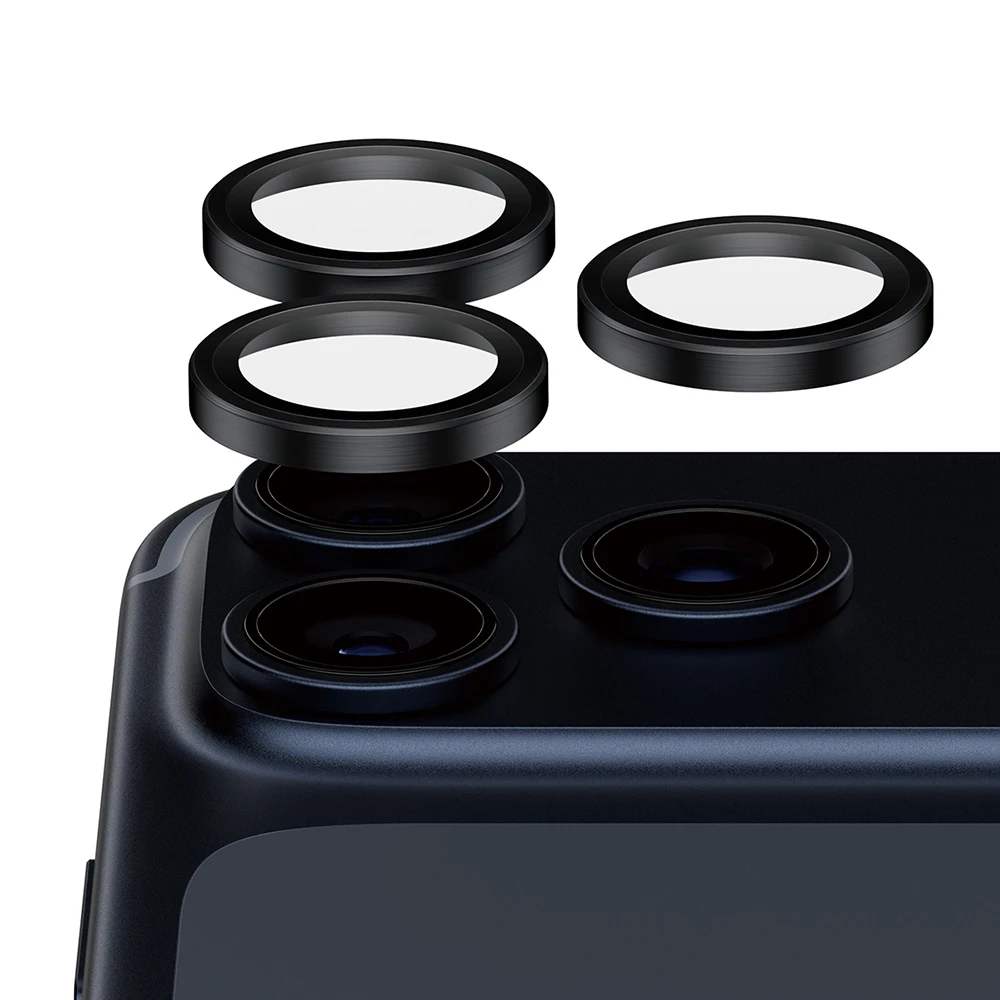 PanzerGlass iPhone 17 Pro/17 Pro Max/16 Pro/16 Pro Max (三顆)陶瓷玻璃鏡頭貼環