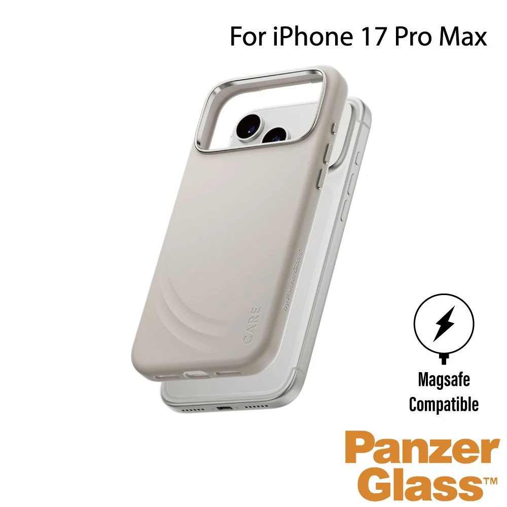 PanzerGlass iPhone 17 ProMax 6.9吋 FLOW 親膚磁吸防摔殼金屬鍵款-香草