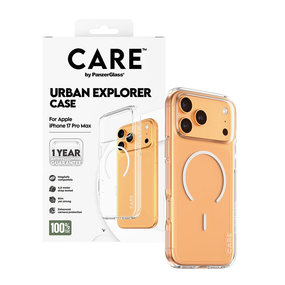 PanzerGlass i17 ProMAX Urban Explorer 磁吸透明防摔殼 (透白)