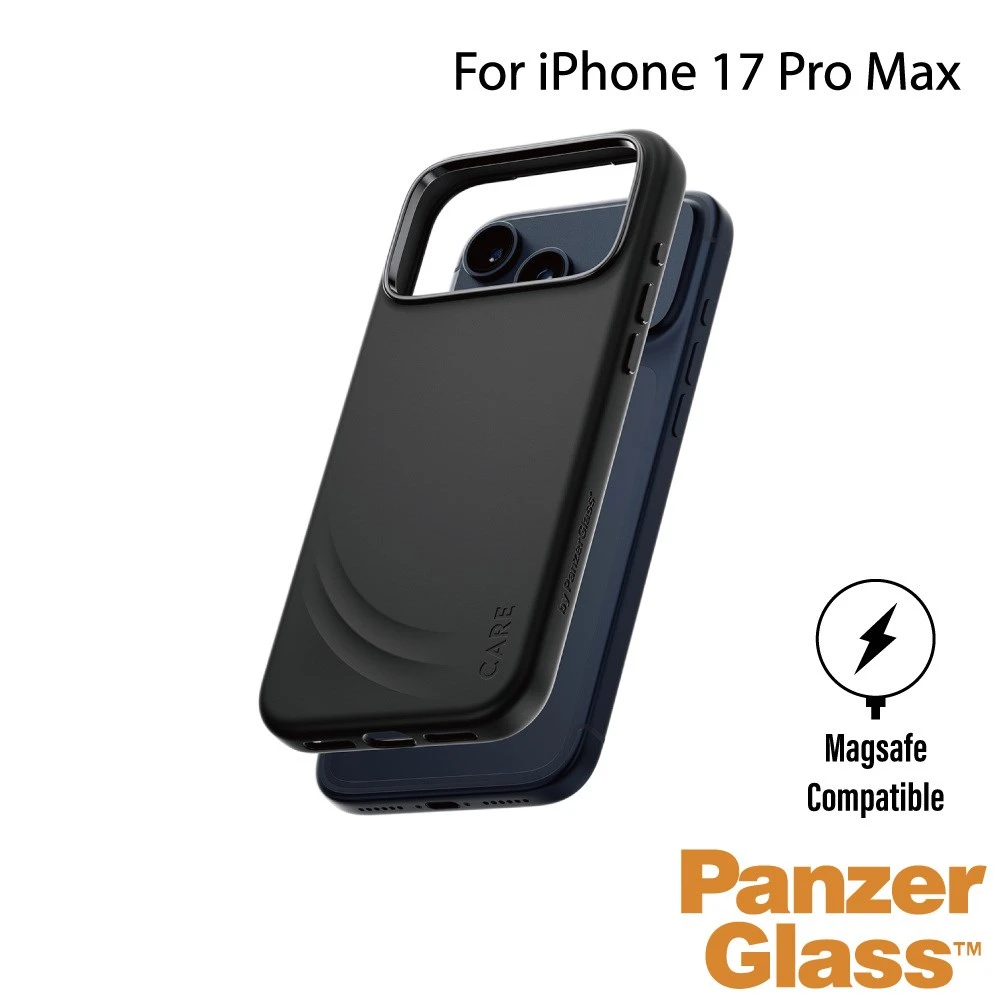 PanzerGlass iPhone 17 ProMax 6.9吋 FLOW 親膚磁吸防摔殼金屬鍵款-黑色