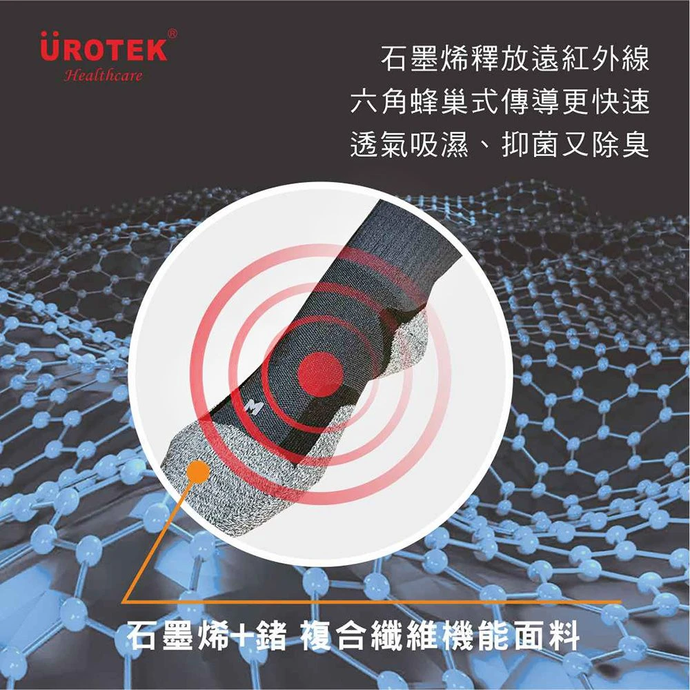 UROTEK 優諾克 石墨烯健康按摩機能襪