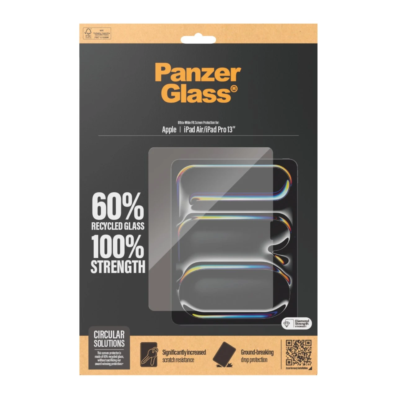 【PanzerGlass】耐衝擊高透鋼化玻璃保護貼  iPad Air/Pro 12.9'  iPad Air/Pro 11'   iPad mini 6/7 8.3