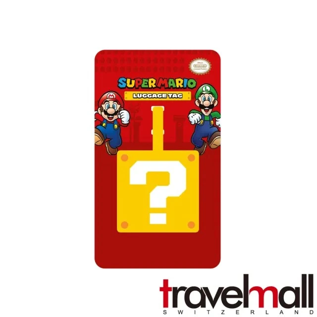 【Travelmall 】任天堂 超級瑪利歐 行李吊牌(問號磚)