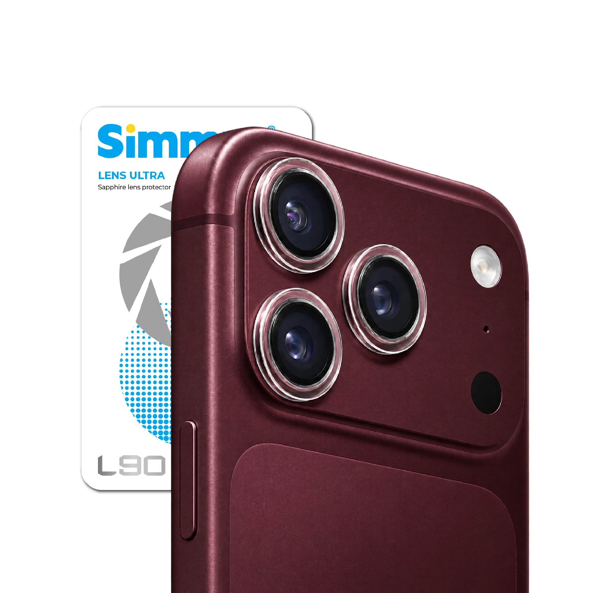 Simmpo L90 幻晶藍寶石鏡頭貼