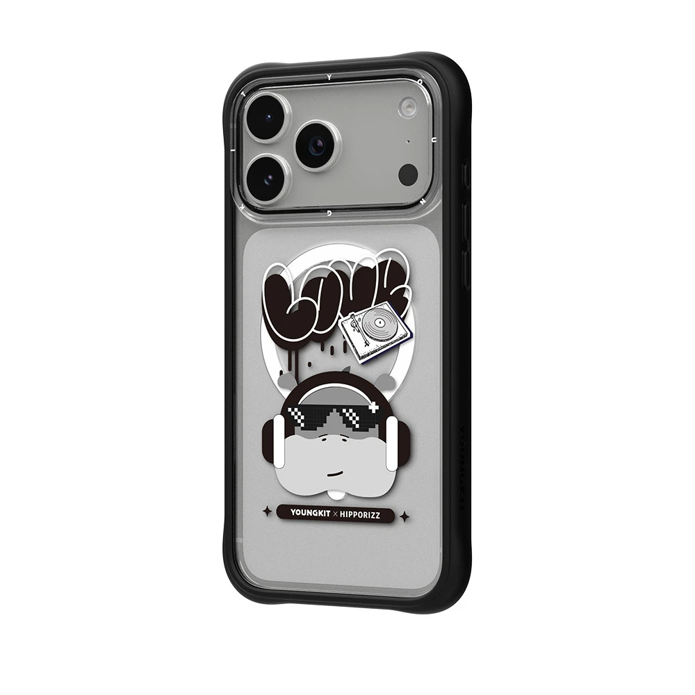 【河馬引力】嘻哈河馬｜Youngkit Swapit 矽膠磁吸保護殼 iPhone 17 Pro 系列｜Hipporizz