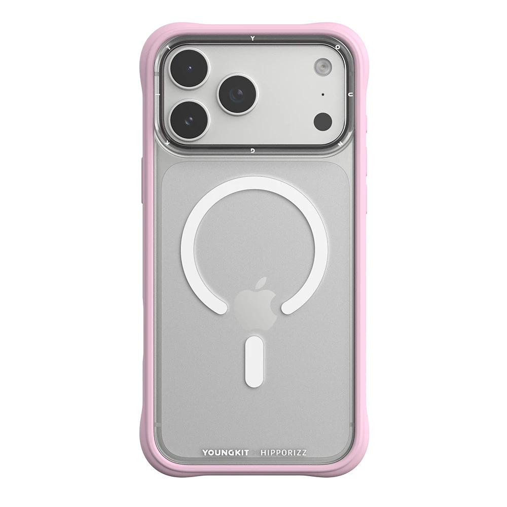 【河馬引力】櫻花粉｜ Youngkit Swapit 矽膠磁吸保護殼 iPhone 17 Pro 系列｜Hipporizz