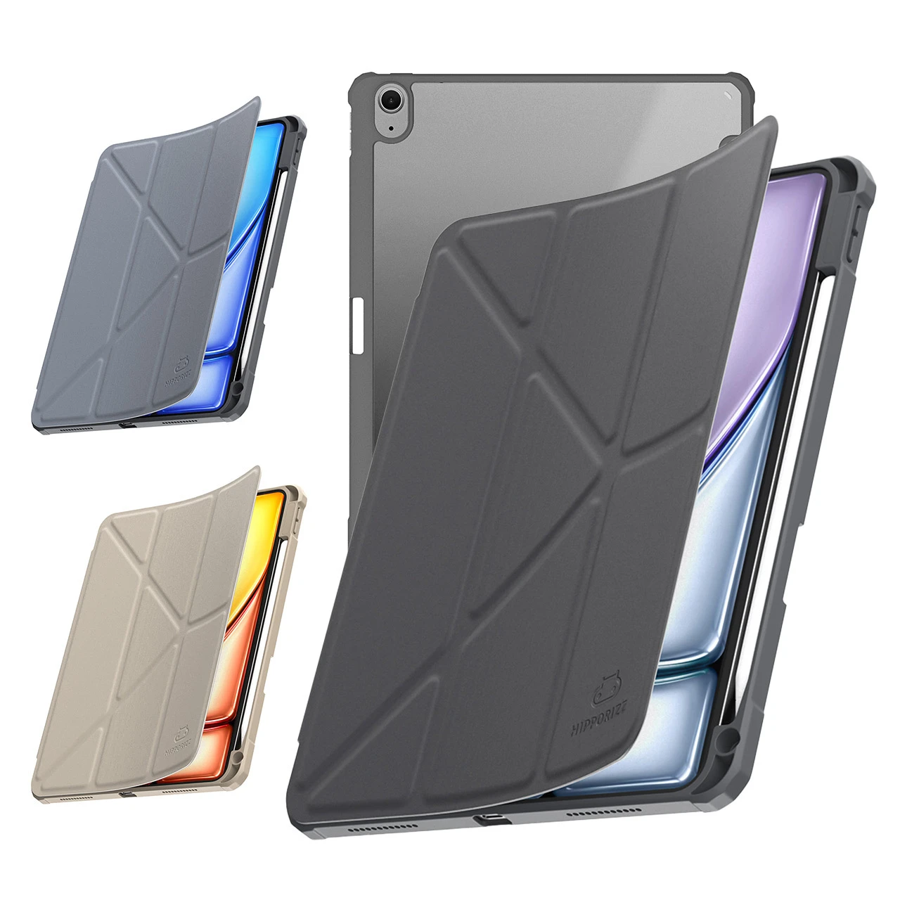【河馬引力】 iPad 11/10.9 吋 (11/10代) Origo 晶透筆槽防摔殼|Hipporizz