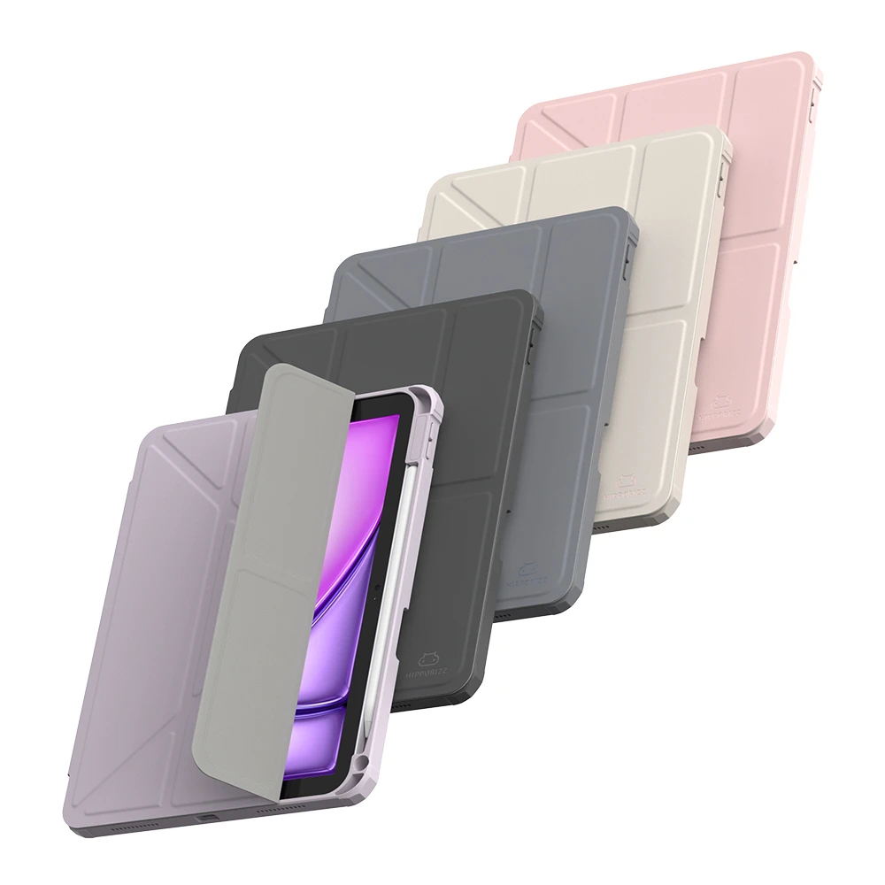 【河馬引力】iPad Air 11(2025/2024/2022/2020) Origo 晶透筆槽防摔殼|iPad Air10.9吋(4、5代)共用|Hipporizz