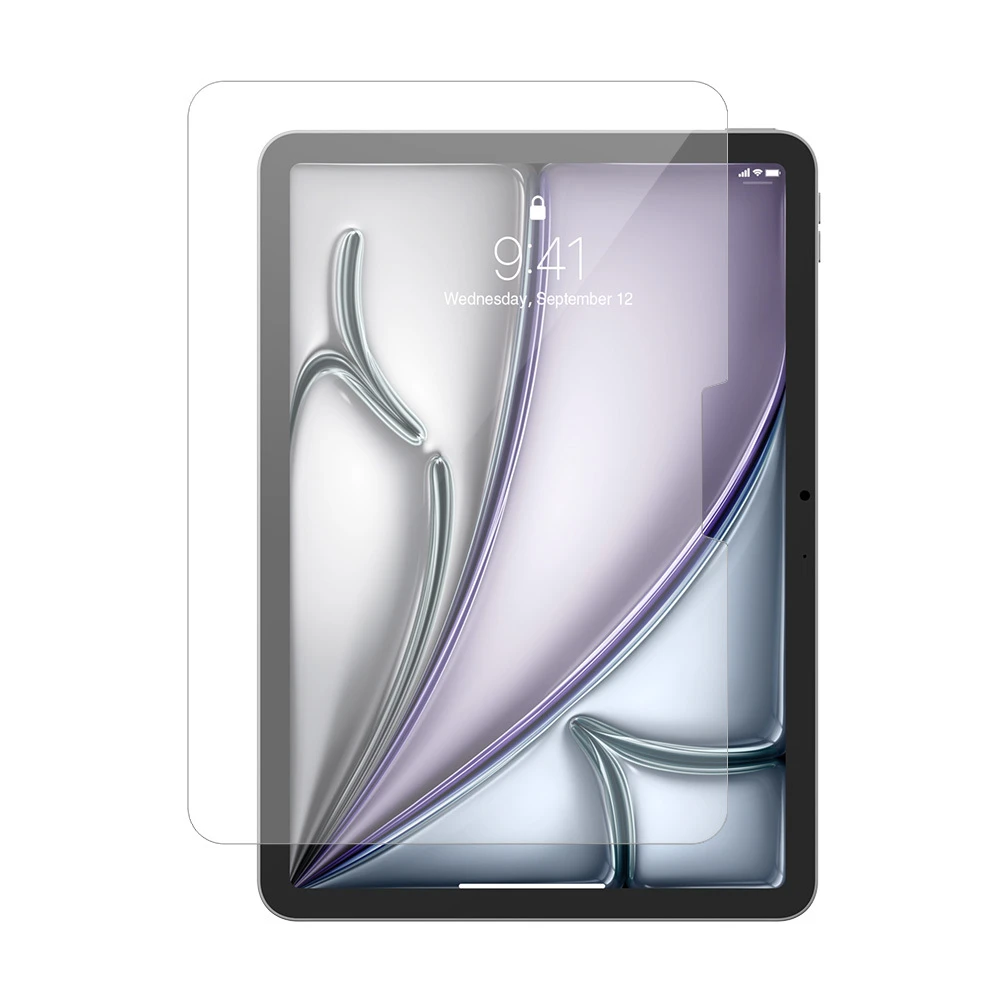 【河馬引力】iPad Air 13 (2024) Zircon 高透鋼化玻璃螢幕保護貼｜Hipporizz