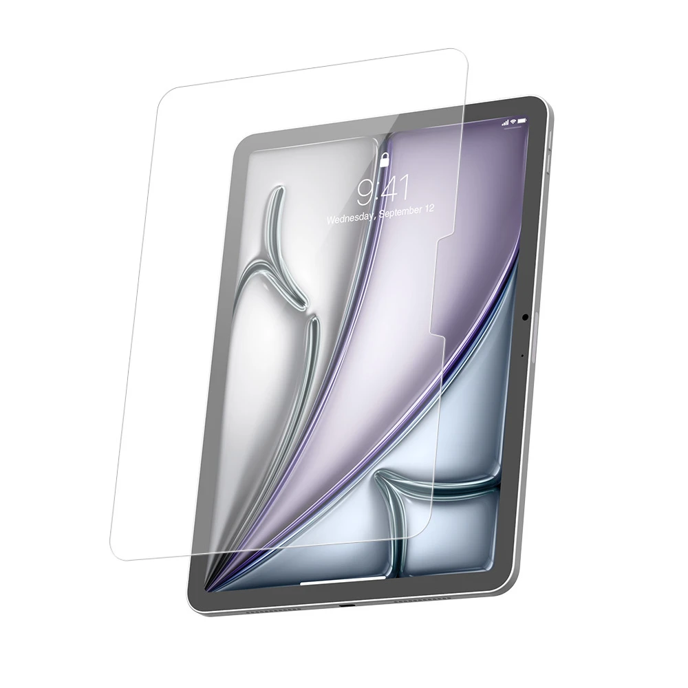 【河馬引力】iPad Air 13 (2024) Zircon 高透鋼化玻璃螢幕保護貼｜Hipporizz