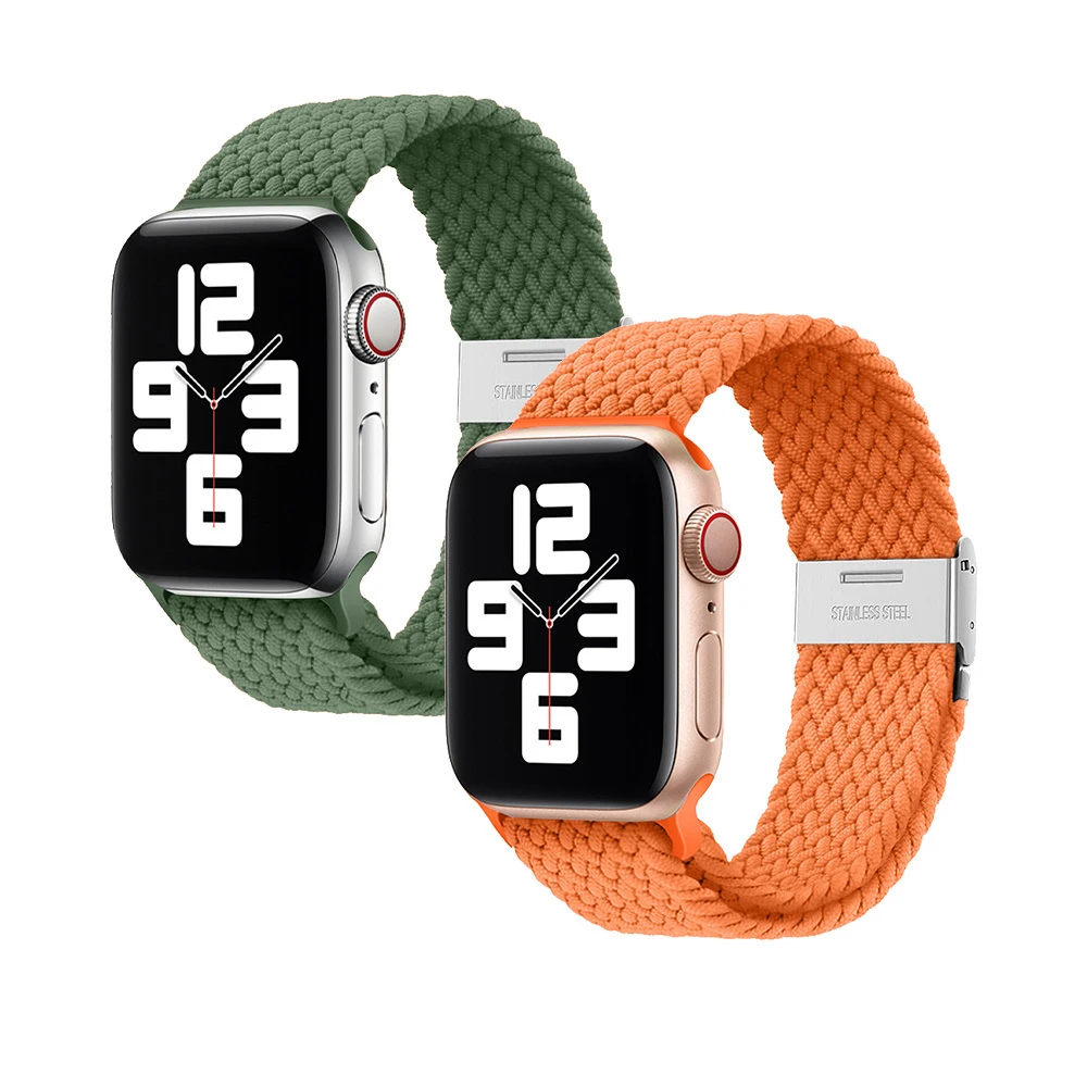 【河馬引力】Apple Watch (42/44/45/46/49mm) Flexa 尼龍編織錶帶｜Hipporizz