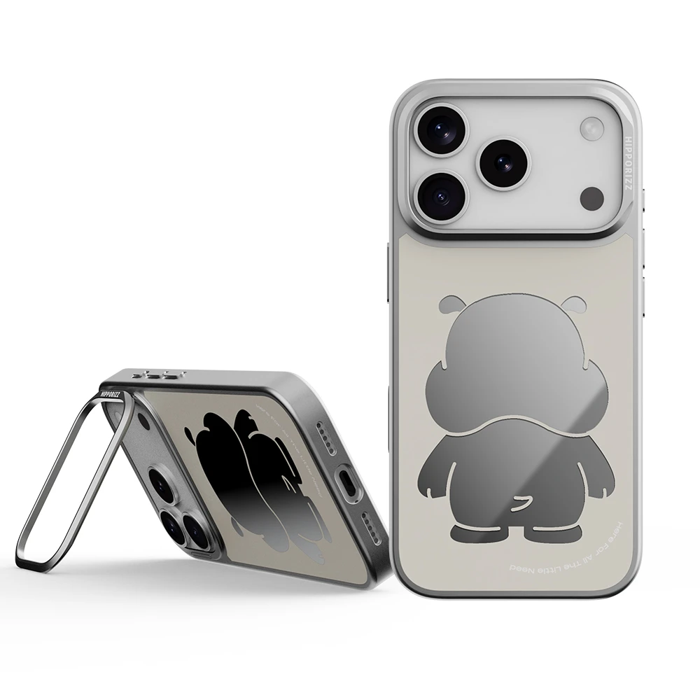 【河馬引力】Mirra 鏡面磁吸支架殼 iPhone 17 Pro 系列 背影|Hipporizz