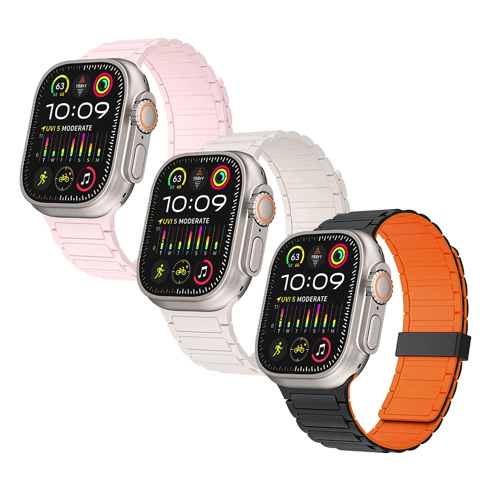 【河馬引力】Apple Watch (42/44/45/46/49mm) Magnix 磁吸錶帶｜Hipporizz