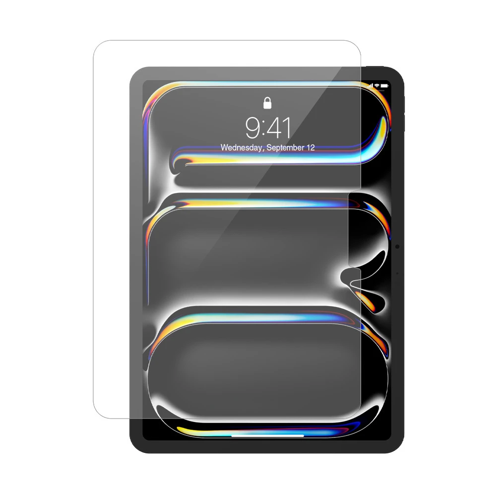 【河馬引力】iPad Pro 13 (2024) Zircon 高透鋼化玻璃螢幕保護貼|Hipporizz