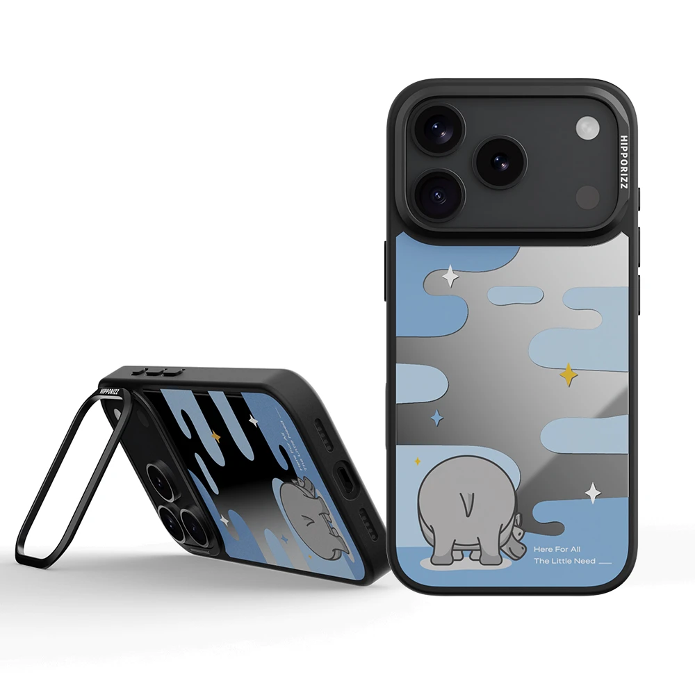 【河馬引力】Mirra 鏡面磁吸支架殼 iPhone 17 Pro 系列 湖畔|Hipporizz