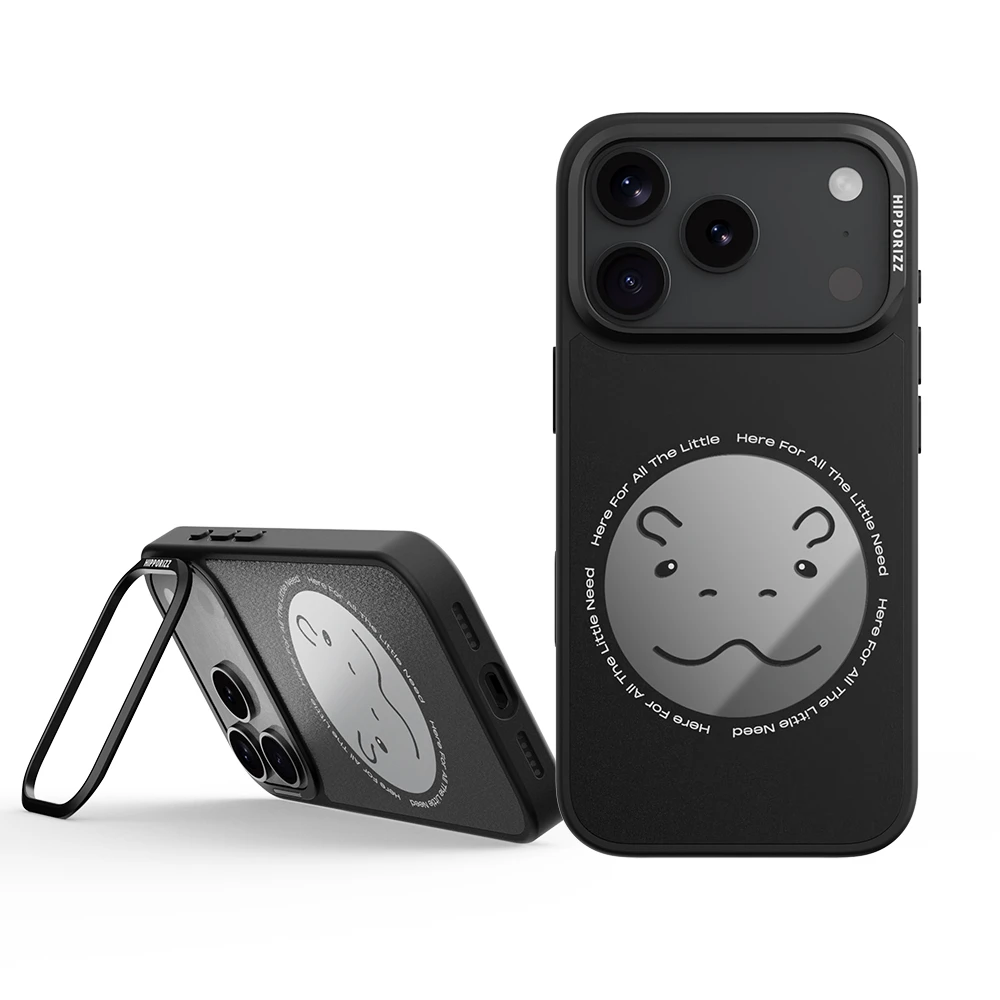 【河馬引力】Mirra 鏡面磁吸支架殼 iPhone 17 Pro 系列 圓滾滾|Hipporizz