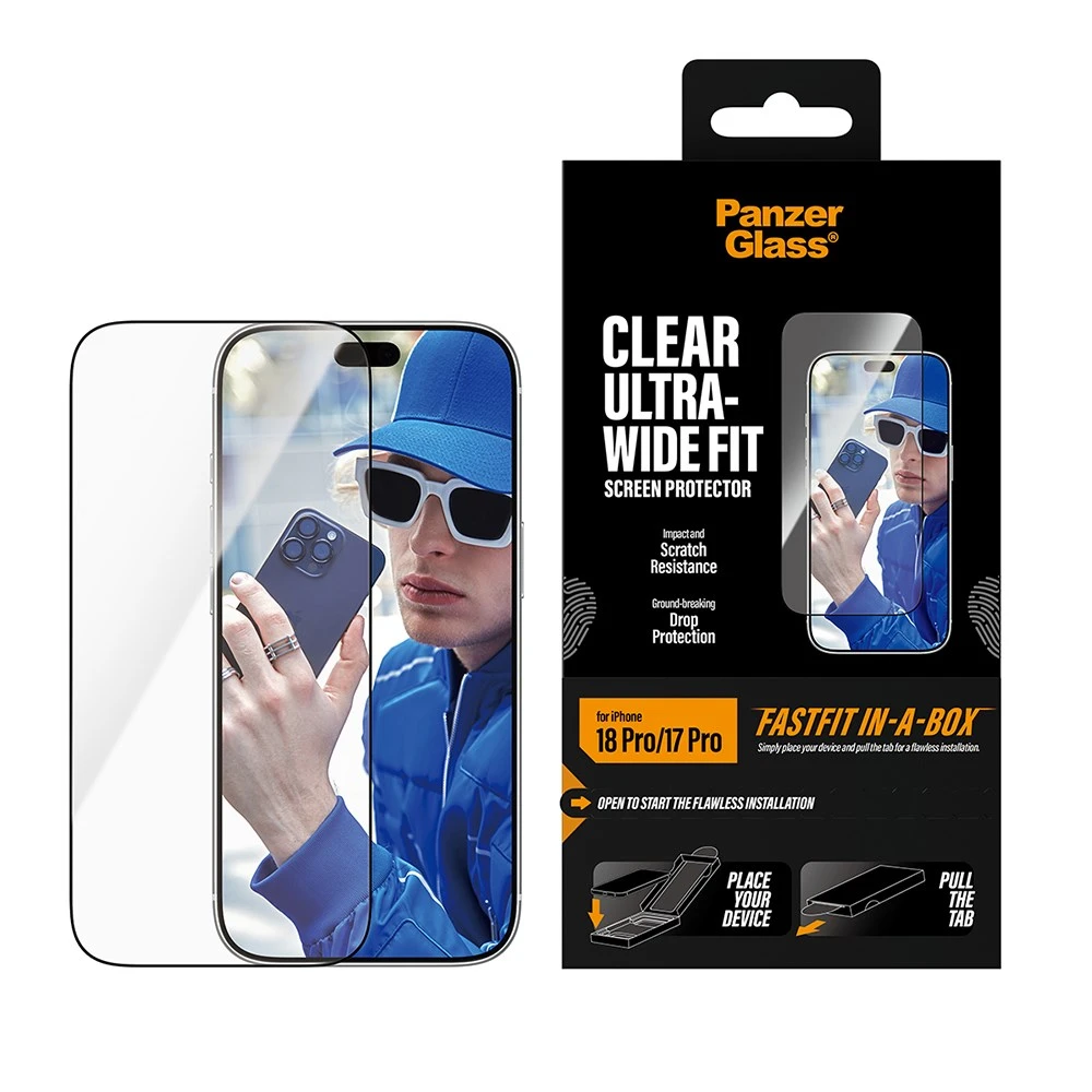 PanzerGlass iPhone 18 Pro 6.3吋 耐衝擊鋼化保護貼