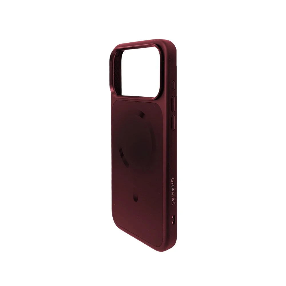 Gramas iPhone 18 Pro MagSilky〔酒紅〕玻璃散熱磁吸殼