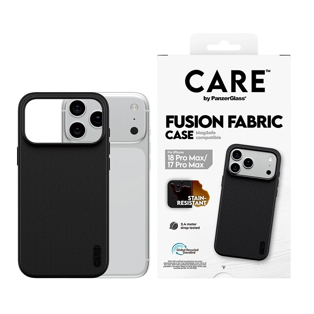 PanzerGlass iPhone 18 Pro Max Fusion Fabric〔黑〕科技織紋磁吸保護殼