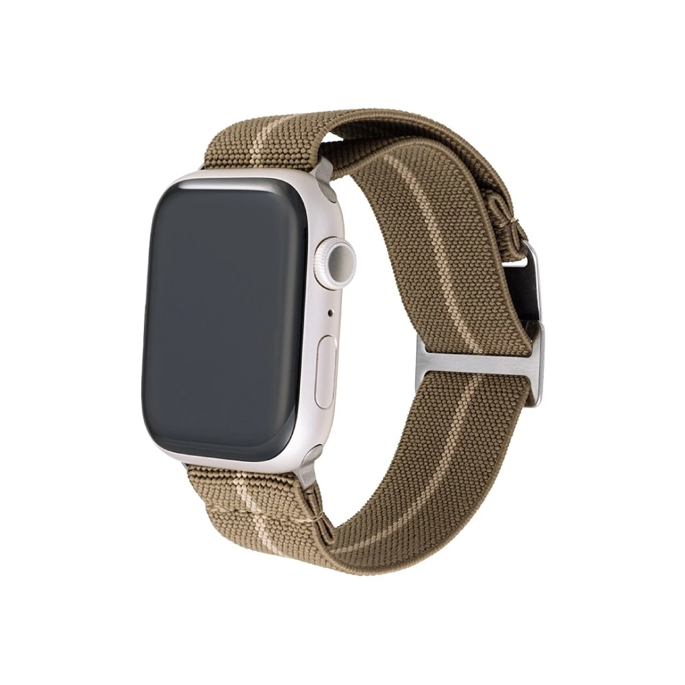 GRAMAS Apple Watch 44/45/46/49mm 法國海軍大帆布錶帶-卡及綠