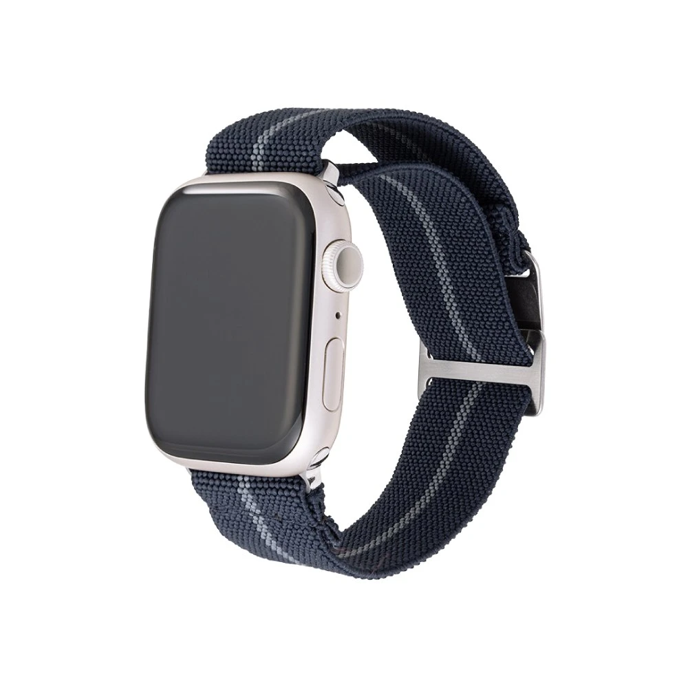 GRAMAS Apple Watch 44/45/46/49mm 法國海軍大帆布錶帶-海軍藍