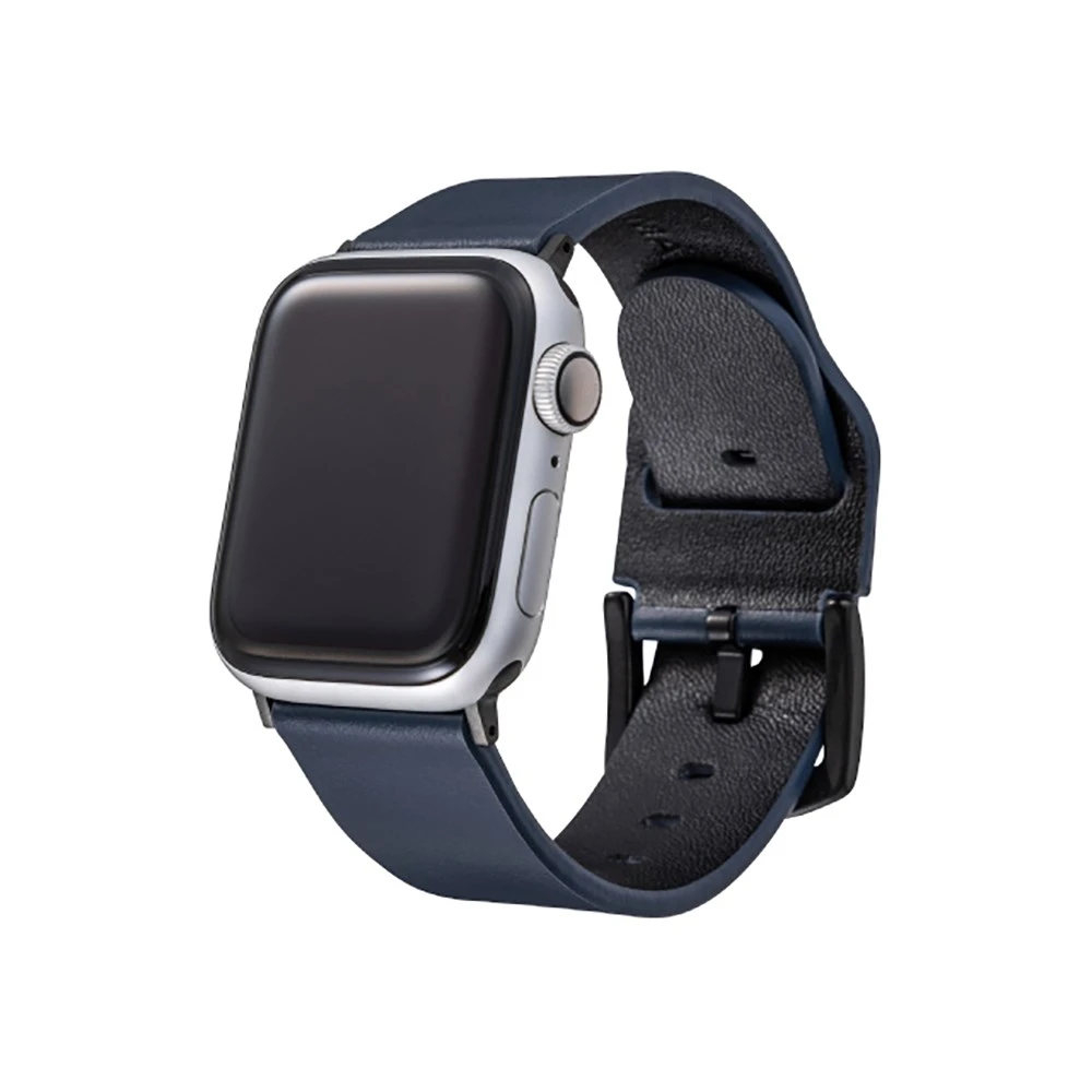 GRAMAS Apple Watch 38/40/41/42mm 義大利真皮錶帶-藍