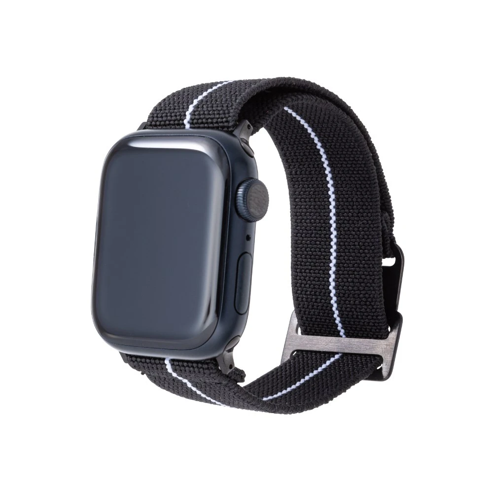 GRAMAS Apple Watch 44/45/46/49mm 法國海軍帆布錶帶-黑色